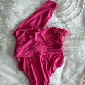 Lovers + Friends Revolve Pink Bodysuit Size M